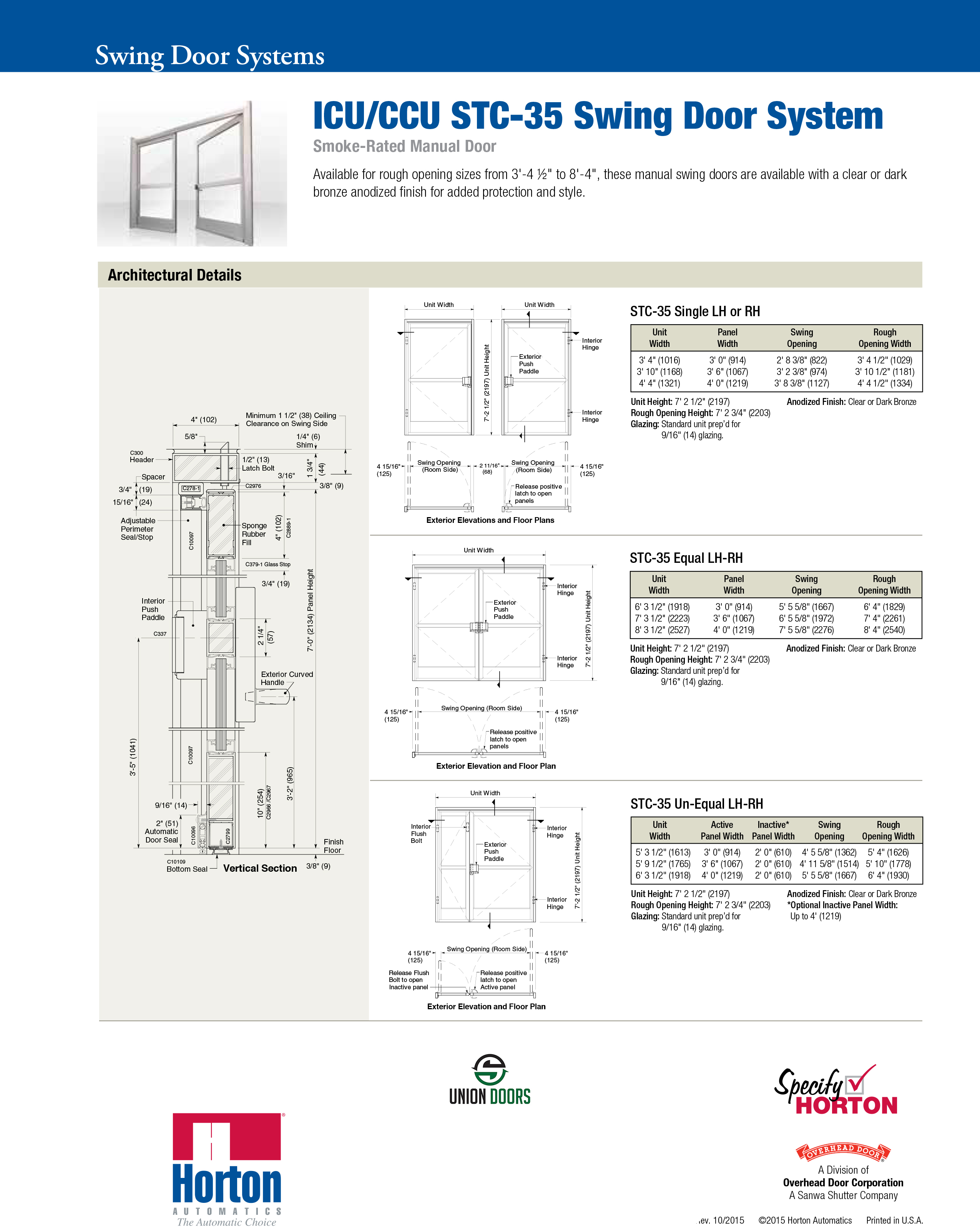 horton automatics installation manual