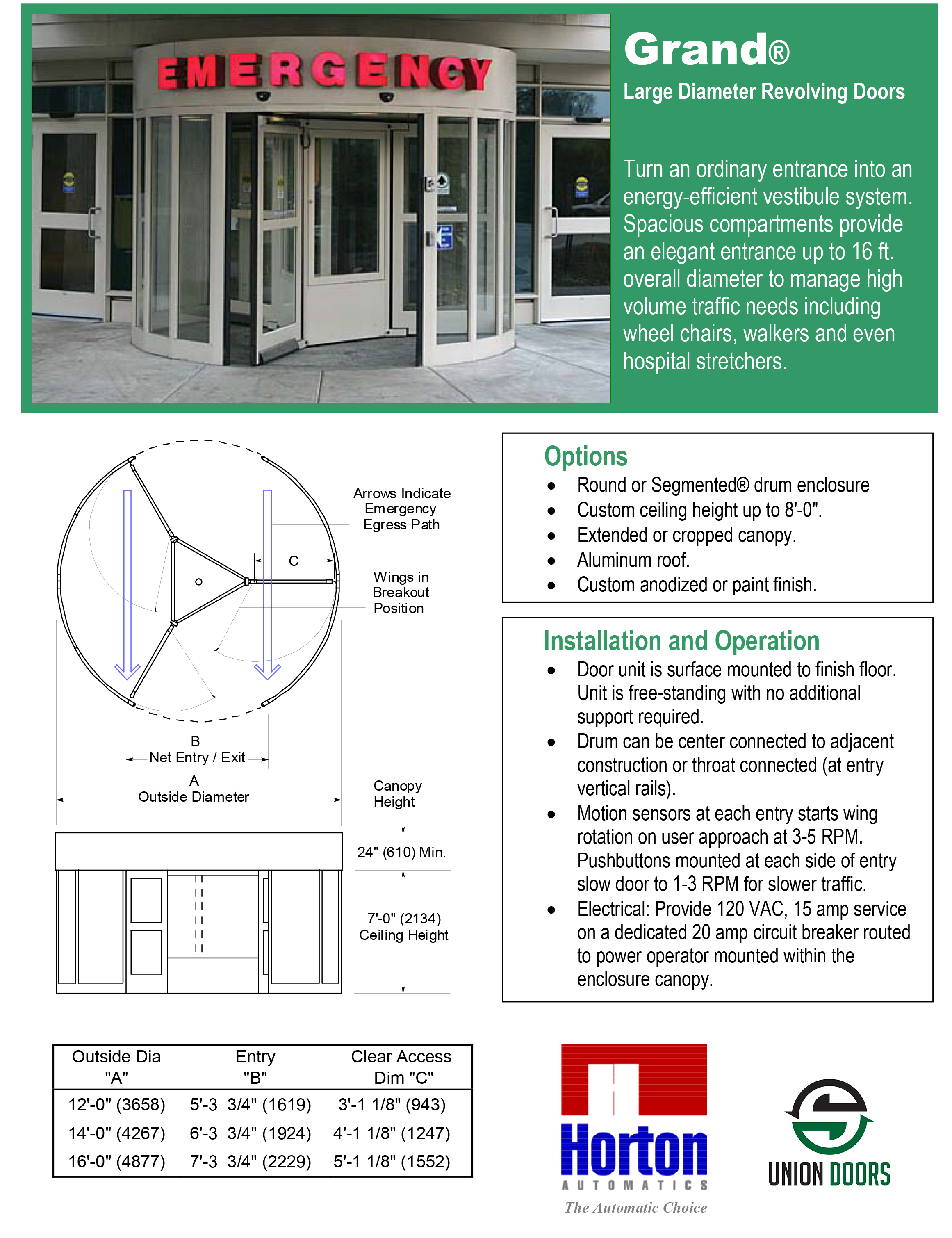 horton automatics installation manual